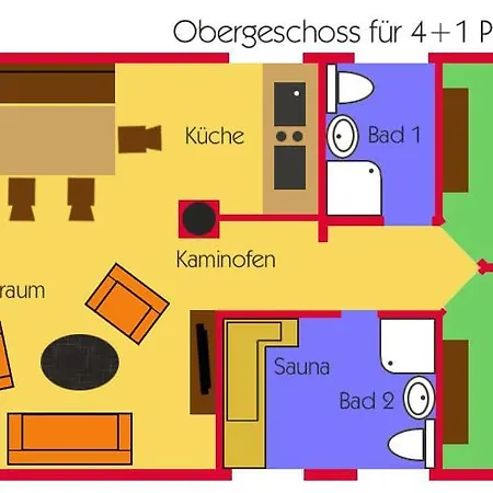 شقة Duenenhaus Unserusedomde Ca80qm Mit Privater Sauna Und Kamin Parkplatz Direkt Am 2i3 *